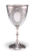 A VICTORIAN SILVER GOBLET