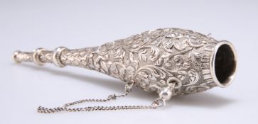 A FINE 19TH CENTURY INDIAN SILVER POSY HOLDER