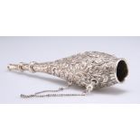 A FINE 19TH CENTURY INDIAN SILVER POSY HOLDER