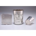 A VICTORIAN AESTHETIC SILVER BEAKER