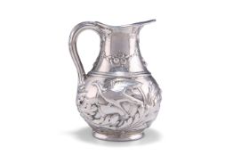 A VICTORIAN SILVER CREAM JUG