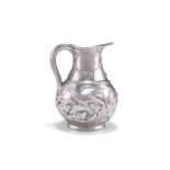 A VICTORIAN SILVER CREAM JUG