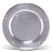 A DANISH STERLING SILVER DISH