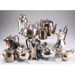 A COLLECTION OF SILVER-PLATE,
