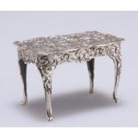 A GERMAN SILVER MINIATURE TABLE