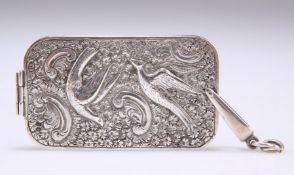 A VICTORIAN SILVER-MOUNTED AIDE MEMOIRE