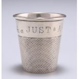 AN EDWARDIAN SILVER SPIRIT CUP