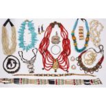 A QUANTITY OF ETHNIC AND TRIBAL STYLE JEWELLERY