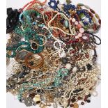 A LARGE QUANTITY OF COSTUME JEWELLERY