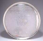 AN OLD SHEFFIELD PLATE SALVER, CIRCA 1790