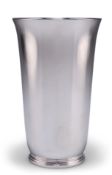 A LARGE AMERICAN STERLING SILVER BEAKER