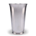 A LARGE AMERICAN STERLING SILVER BEAKER