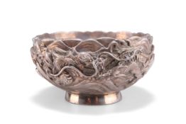 A CHINESE SILVER BOWL