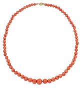 A CORAL NECKLACE