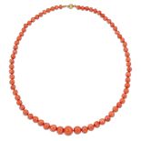 A CORAL NECKLACE