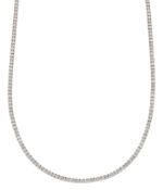 A DIAMOND LINE NECKLACE