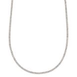 A DIAMOND LINE NECKLACE