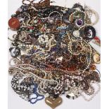 A LARGE QUANTITY OF COSTUME JEWELLERY