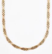 A 9 CARAT GOLD NECKLACE