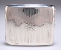 A GEORGE V SILVER CIGARETTE CASE