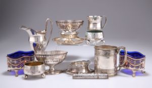 A COLLECTION OF PLATED WARES