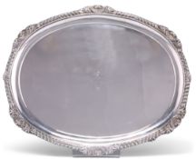 A GEORGE IV SILVER SALVER