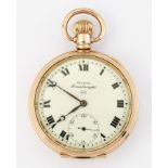 A RECORD DREADNOUGHT POCKET WATCH