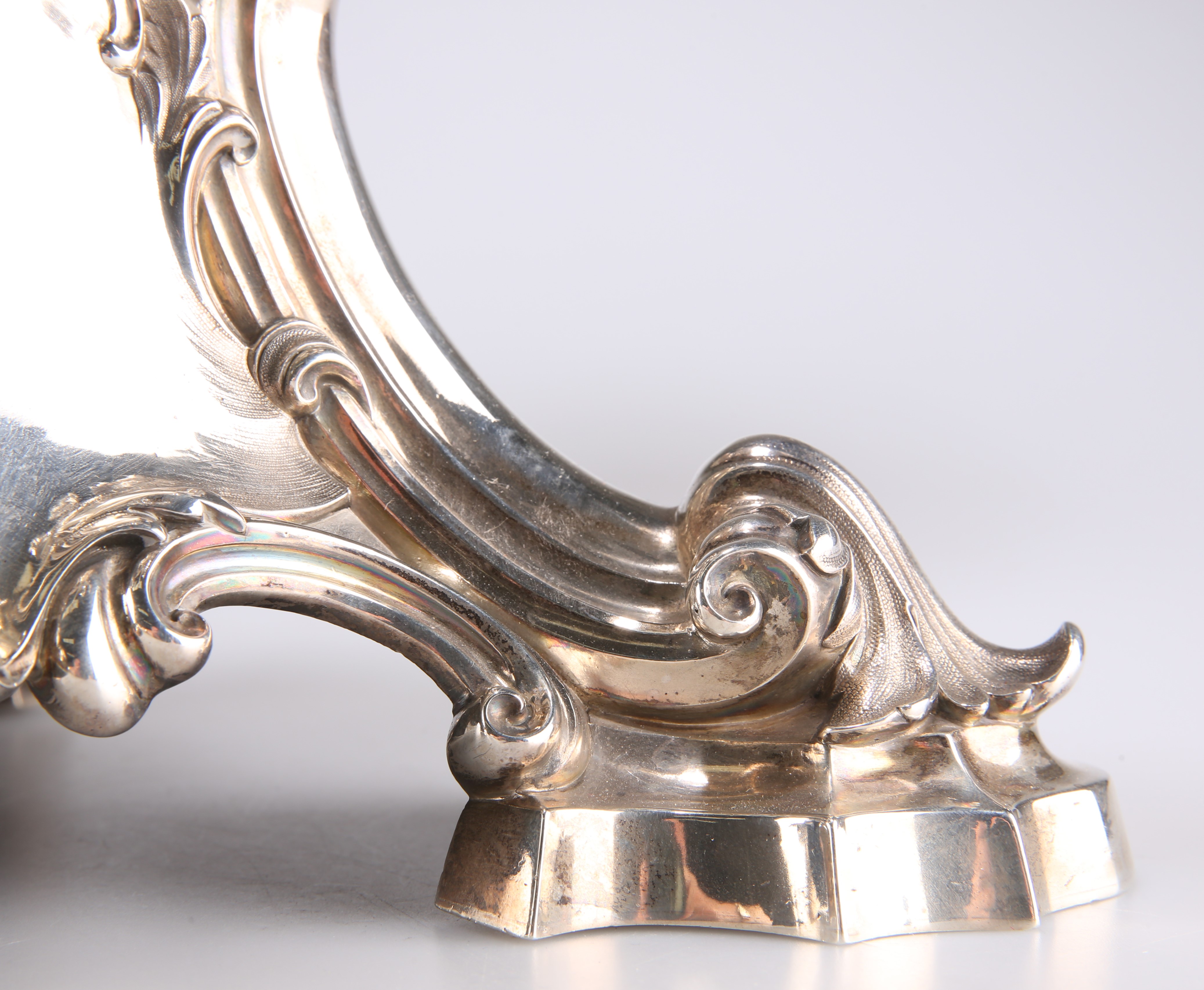 A VICTORIAN SILVER SIX-LIGHT CANDELABRUM CENTREPIECE - Image 7 of 8