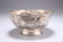 A CHINESE SILVER BOWL