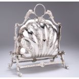 A VICTORIAN SILVER-PLATED MUFFIN DISH