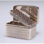 A WILLIAM IV SILVER NUTMEG GRATER