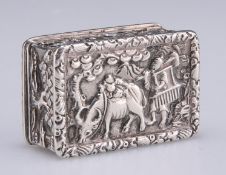 A FINE CHINESE SILVER VINAIGRETTE