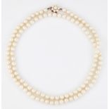 A CULTURED PEARL NECKLACE