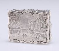 A VICTORIAN SILVER VINAIGRETTE