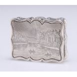 A VICTORIAN SILVER VINAIGRETTE