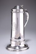 A LARGE GEORGE II SILVER FLAGON