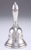 AN ELIZABETH II SILVER TABLE BELL