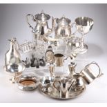 A COLLECTION OF SILVER-PLATE