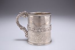 A GEORGE IV SILVER MUG