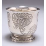 A VICTORIAN SILVER BEAKER CUP