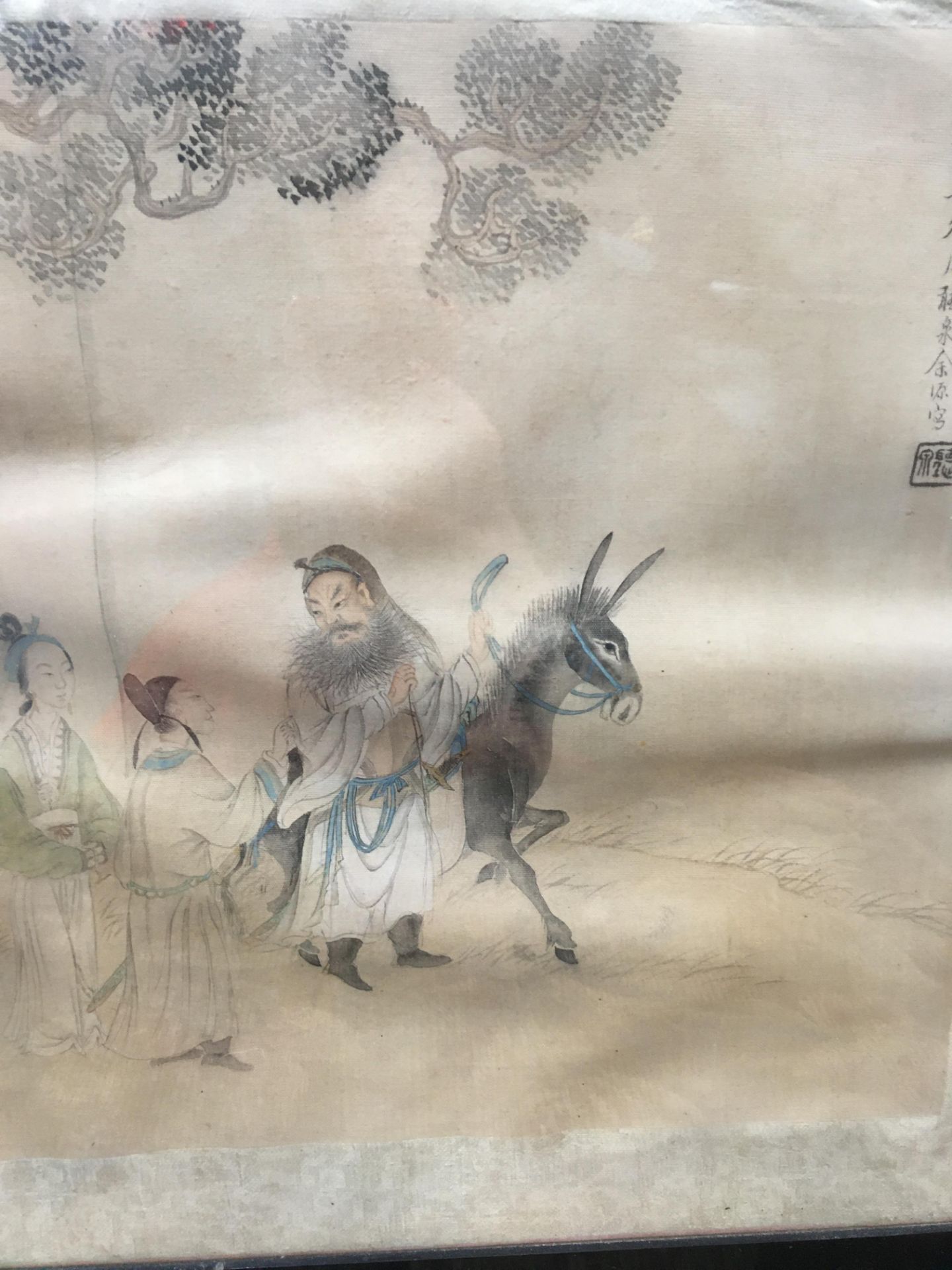 TWO JAPANESE WOODBLOCKS AND A CHINESE WATERCOLOUR ON SILK - Bild 5 aus 19