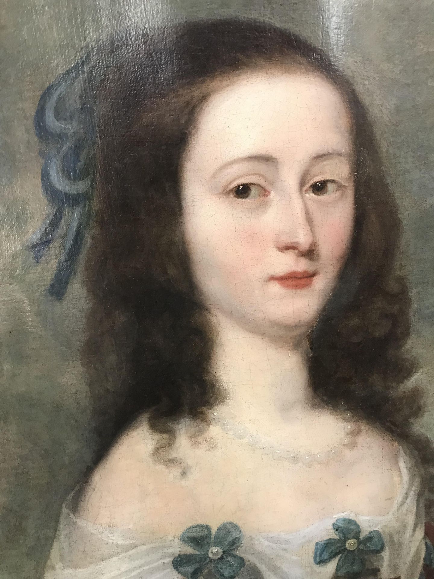 BRITISH SCHOOL (18TH/19TH CENTURY), PORTRAIT OF A LADY - Bild 3 aus 8