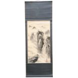 A CHINESE SCROLL PAINTING