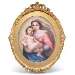 A 19TH CENTURY CONTINENTAL PORCELAIN PLAQUE