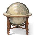 AN AMERICAN 12-INCH GLOBE ON STAND