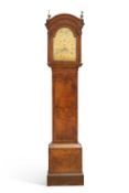 AN 18TH CENTURY WALNUT EIGHT-DAY LONGCASE CLOCK, SIGNED WILLIAM JAMES, BATH