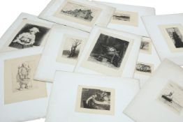 A COLLECTION OF 19TH CENTURY DUTCH ETCHINGS