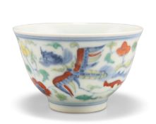 A CHINESE DOUCAI CUP