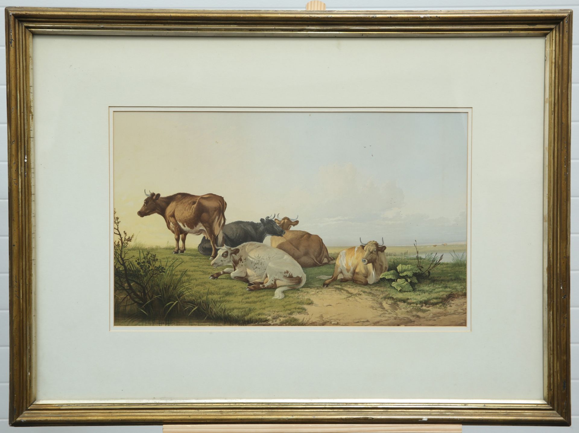 THOMAS SIDNEY COOPER (1803-1902), CATTLE AT REST AND SHEEP AT REST,