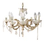 A VENETIAN STYLE LUSTRE-DROP CHANDELIER